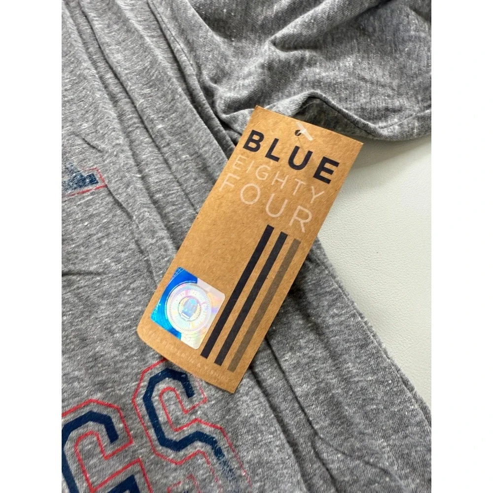 Blue 84 Gonzaga Bulldogs Mens Large Long Sleeve Tee Shirt Heather Grey NEW